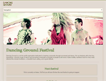 Tablet Screenshot of dancingground.org